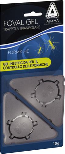TRAPPOLA TRIANGOLARE "FOVAL GEL FORMICHE" KOLLANT - CF. BLISTER 2PZ