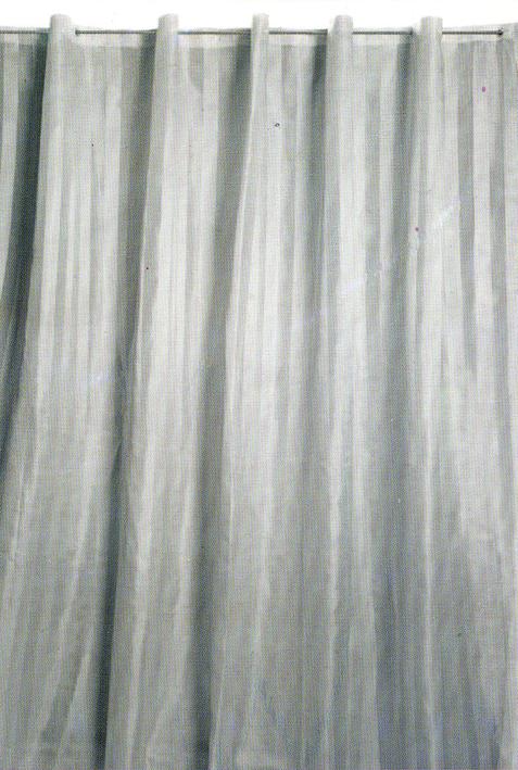 TENDA DOCCIA POLIESTERE 120X200 RIGONE BIANCO MAURER - CF. BUSTA