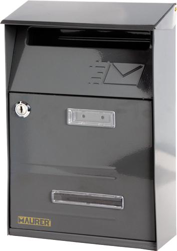 CASSETTA POSTALE MAURER "SIGNAL" ANTRACITE
