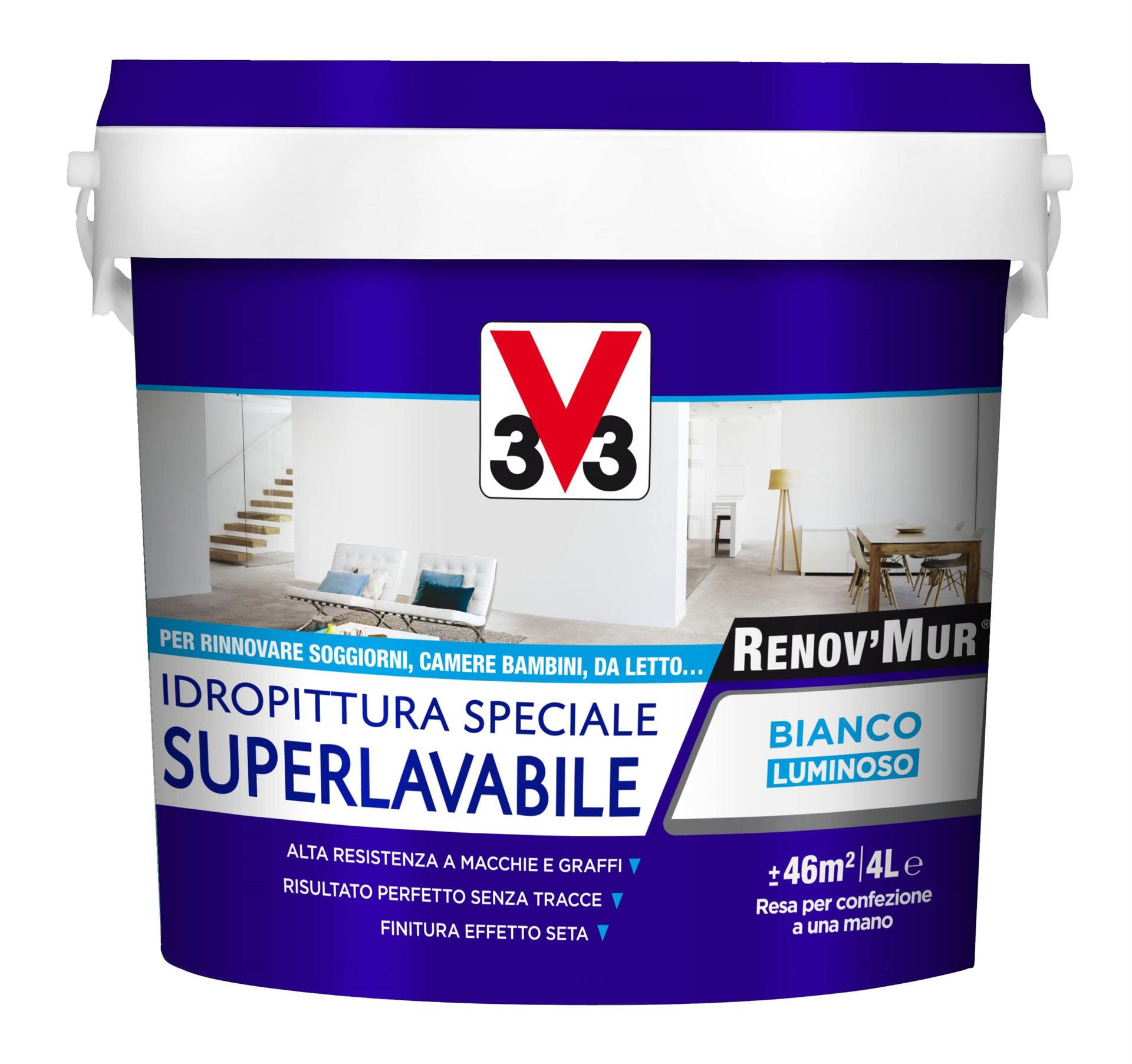 BIANCO RENO.MUR SUP. LAVABILE 4.00 LT