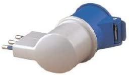 ADATT. 1 SPINA 2P+T 16A 250V 1 PR.CEE 2P+T 16A 250V