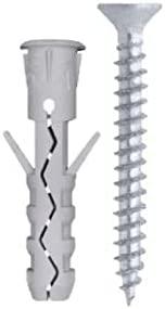 Tass.Nylon con bordo piu vite TPS Busta 10 Pz Ø 8 x 40