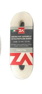 CINTINO POLIPROPILENE PESANTE matassa BIANCA 7,5 mt con TERMO