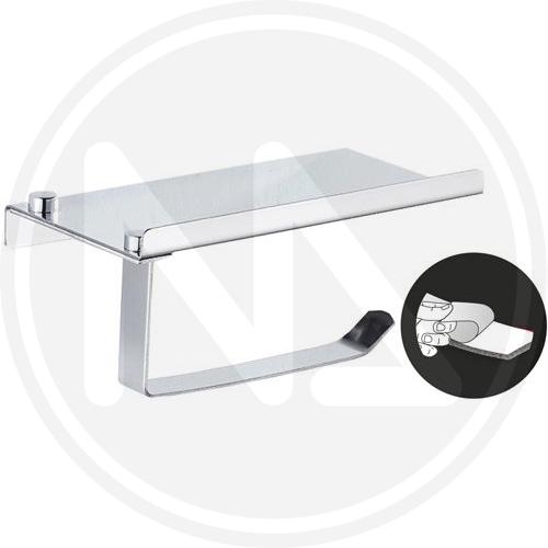 PORTA ROTOLO CROMATO AUTOADESIVO MAURER