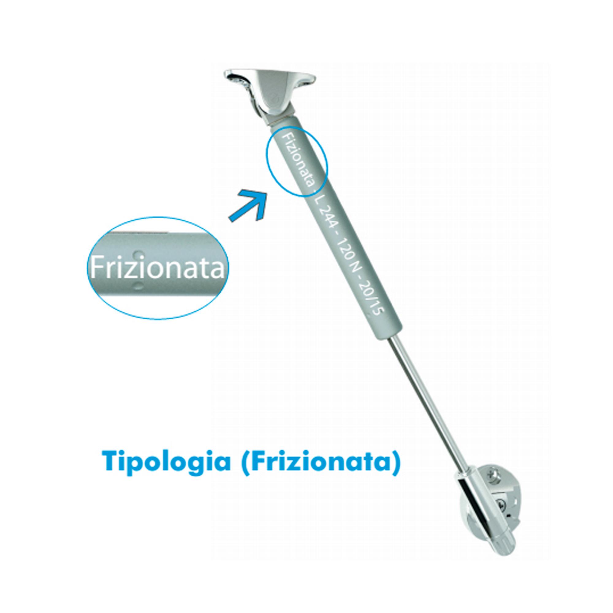 PISTONE A GAS PER PENSILI ASTA KRABY FRIZIONATA LIVENZA - L244  N90 CER281