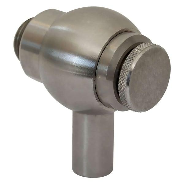 RUBINETTO TUTTO INOX 'ANTIGOC.' 3/8 MANOPOLA A VITE 18/10