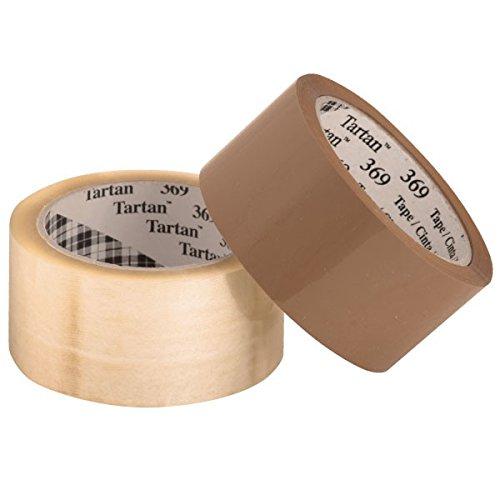 NASTRO PER IMBALLO MM. 48 X MT.66 AVANA 3M -369-'TARTAN'