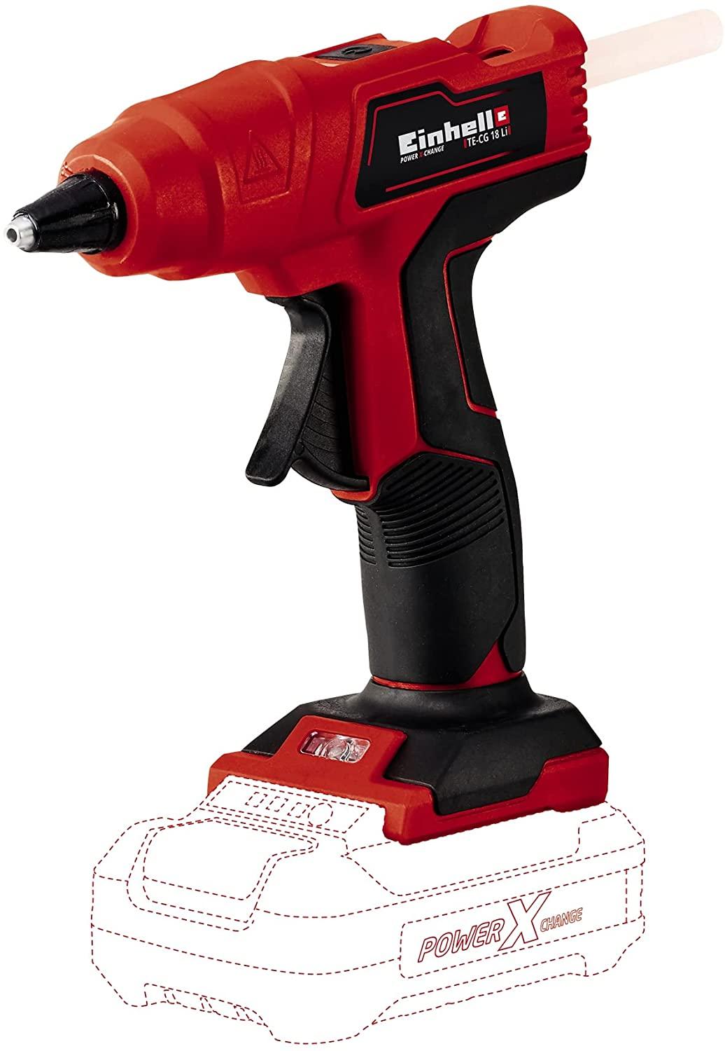 PISTOLA PER COLLA A CALDO A BATT. TE-CG 18 Li - SOLO