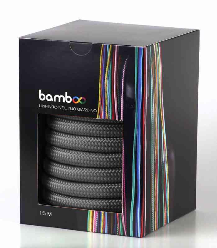 Bamboo grigio estensib. con pistola e raccordi 5-15 mt