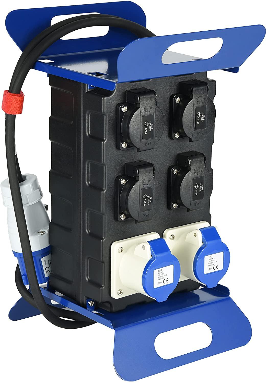 QUADRO PORT. 2P IEC+4 SCHUKO IP 44 +RNF 3G2,5