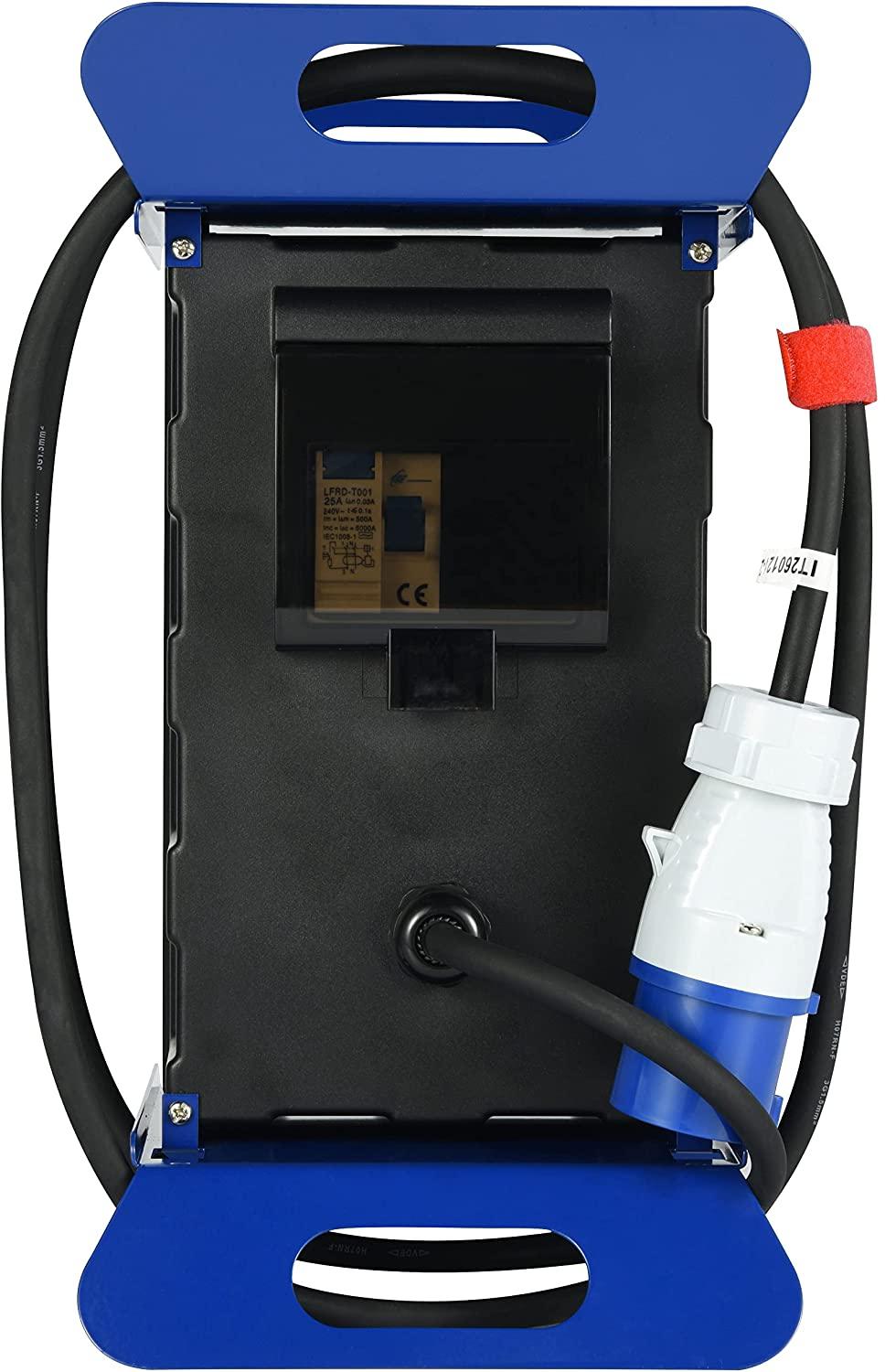 QUADRO PORT. 2P IEC+4 SCHUKO IP 44 +RNF 3G2,5