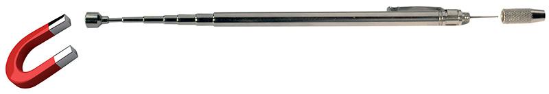 ASTA MAGNETICA DI RACCOLTA, ESTENSIBILE FINO A 500 MM