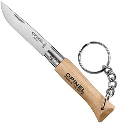 PORTACHIAVE COLTELLO OPINEL INOX/FAGGIO N. 2 MM. 35