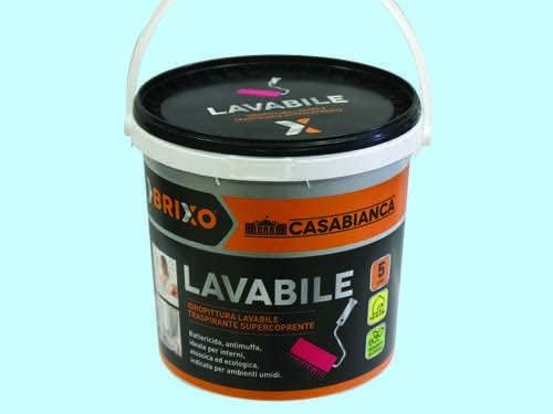 BRIXO CASABIANCA IDROPITTURA LAVABILE LT. 2,5