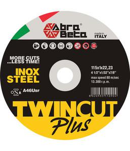 ABRABETA DISCO FERRO TWIN CUT PLUS D.115X1,0