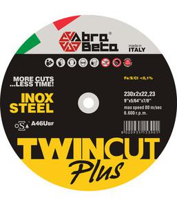 ABRABETA DISCO FERRO TWIN CUT PLUS D.230X2,0