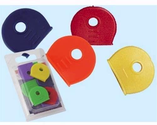 Anelli Brixo segnachiavi Blister 10 pz - colori assortiti