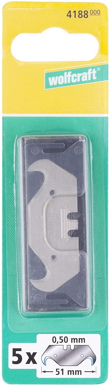 5 LAME A UNCINO IN DISPENSER 0,50 MM