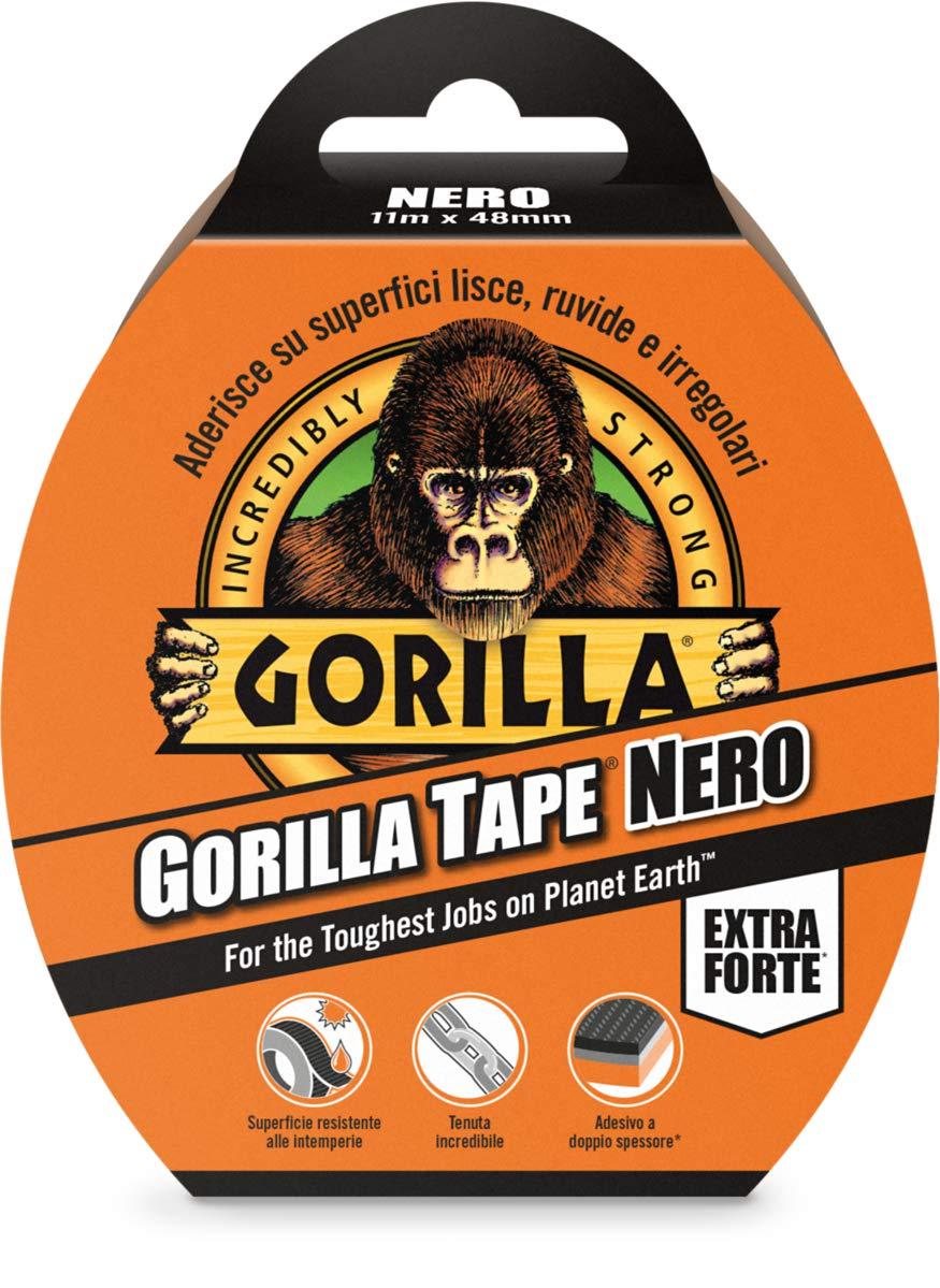 GORILLA NASTRO TELATO ADESIVO MM. 48 X ML.11 NERO