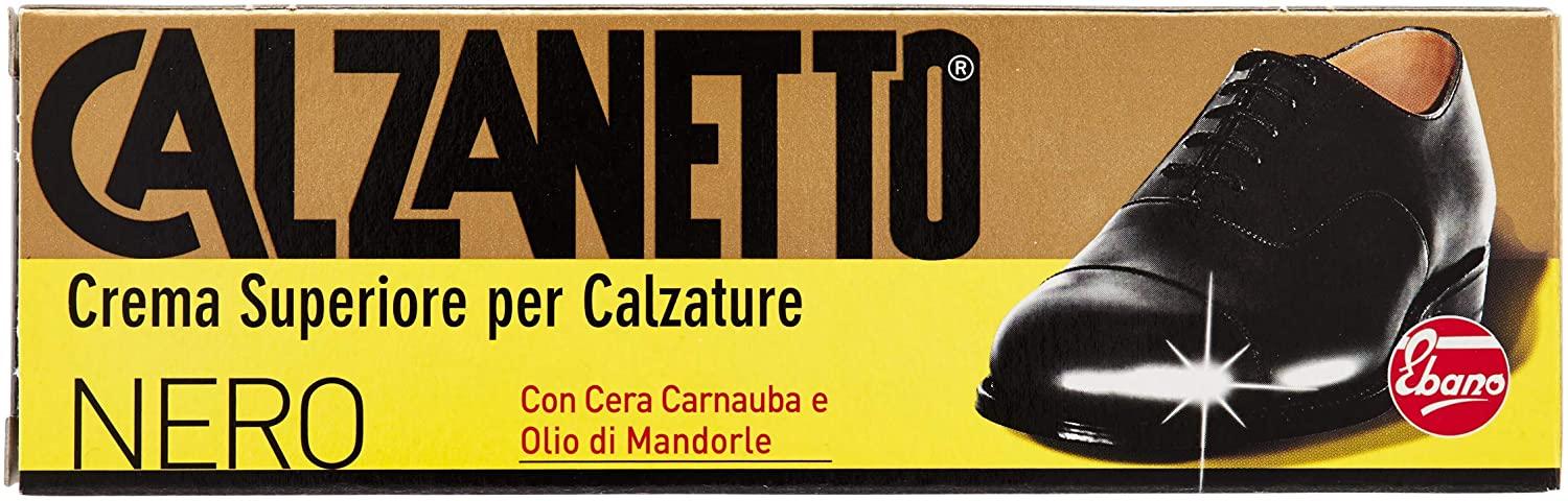 CREMA LUCIDA SCARPE 'SUPERIORE' NERO ML.50 TUBETTO 'CALZANETTO' (FL1060502)