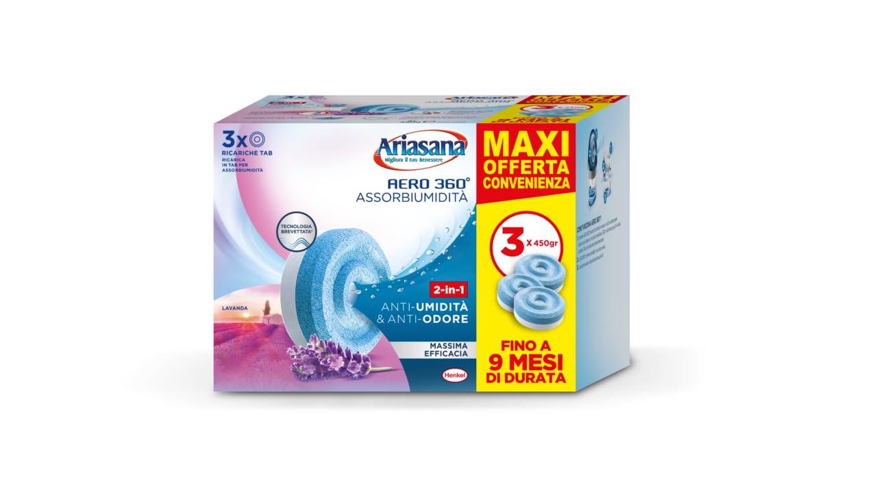 Ariasana Aero 360 Tripacco tab LAVANDA 3x450g EX HEN2552648