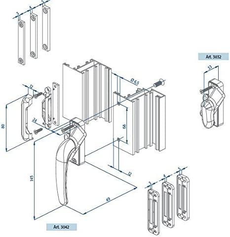 TAVELLINO SEMPLICE MANICO LUNGO MASTER BIANCO 9010