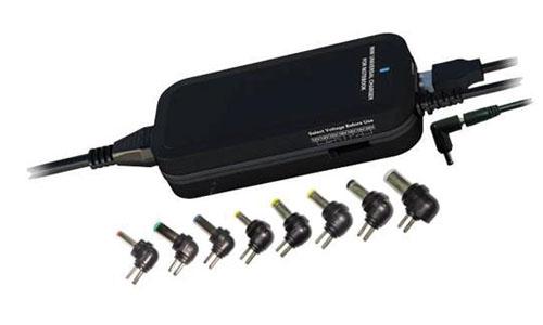 Alimentatore Switching 12/20vdc 90w con USB n. 8 plug per notebook TA09C4 90W MKC Power