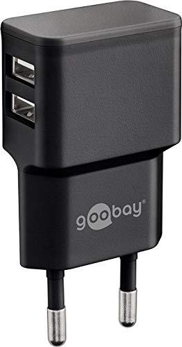 Goobay 44951 - Alimentatore di rete USB/adattatore a 2 porte