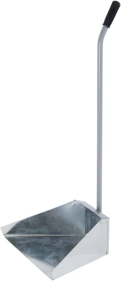 ALZA IMMONDIZIA IN LAMIERA CON MANICO IN ACCIAIO ZINCATO