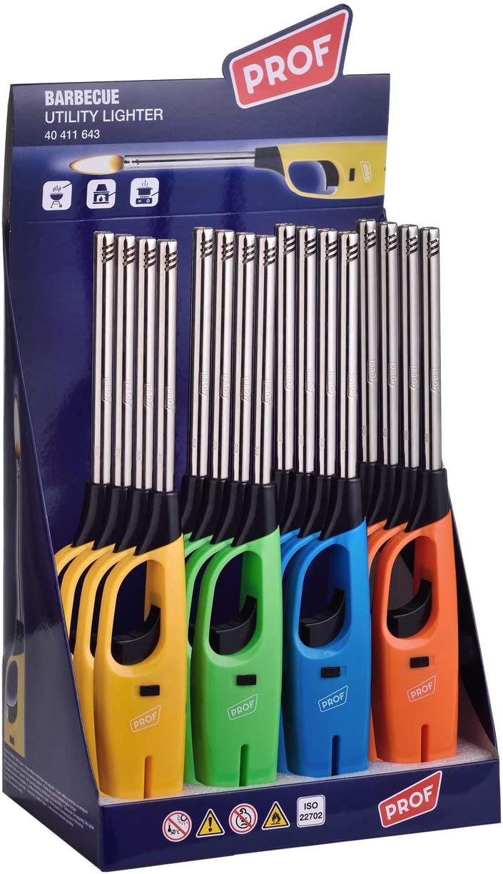 Polyflame 16 PZ ACCENDIGAS ACCENDINI ACCENDIFUOCO Ricaricabile Prof Fashion 40411643 H 27,1cm