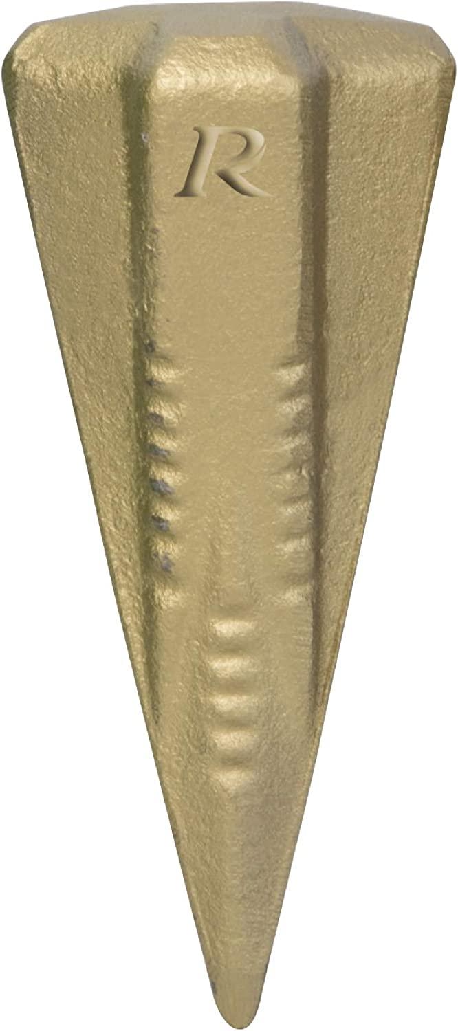 Ribimex PRCOIN23ECLA Cuneo in Acciaio, 2.3 kg, Forma Diamante, Oro