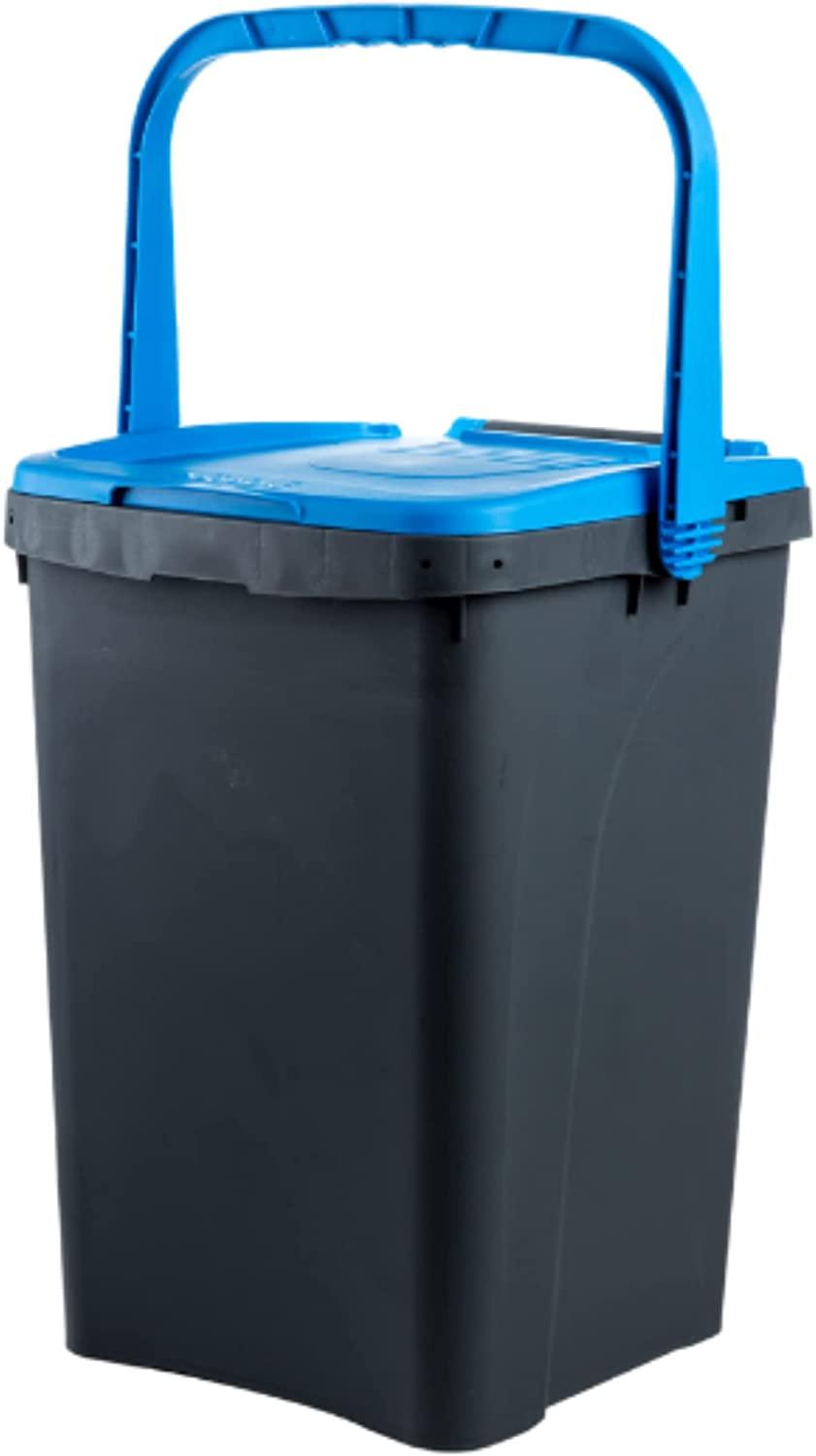 PATTUMIERA ECOPLUS C/MANIGL.LT. 50 C/COP. BLU