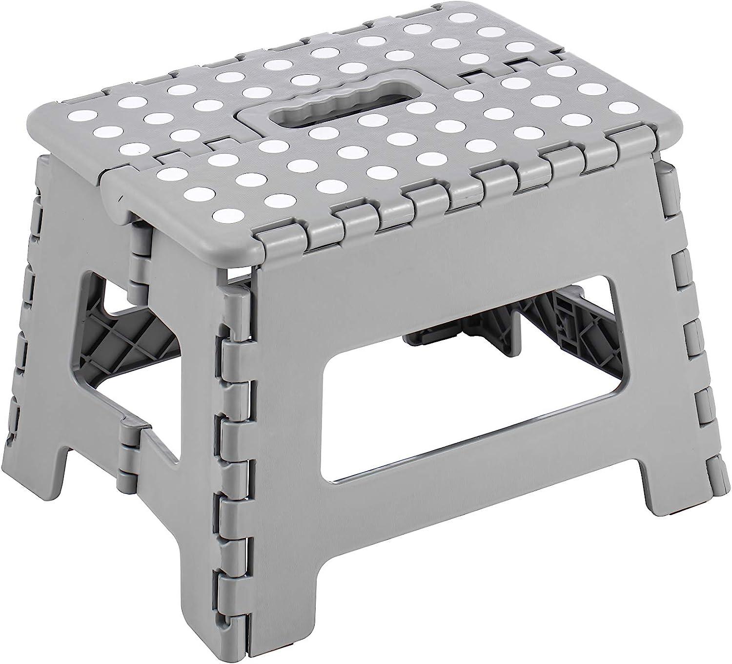 SGABELLO PIEGHEVOLE CLIC-CLAC GRIGIO