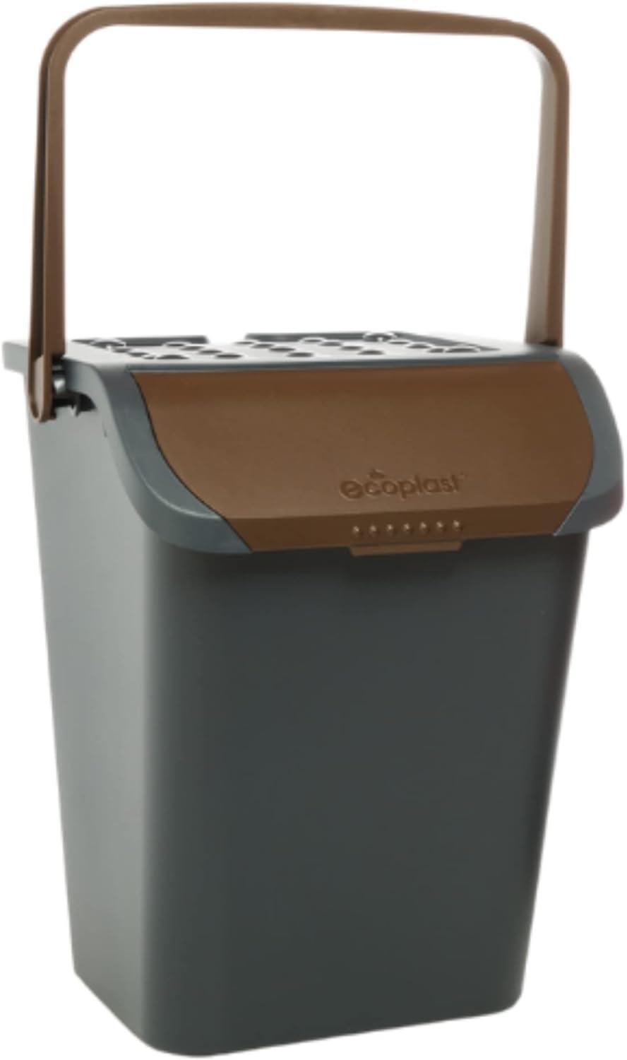 PATTUMIERA ECOLOGIC C/MANIGL.LT. 35 C/COP. MARRONE RAL8014