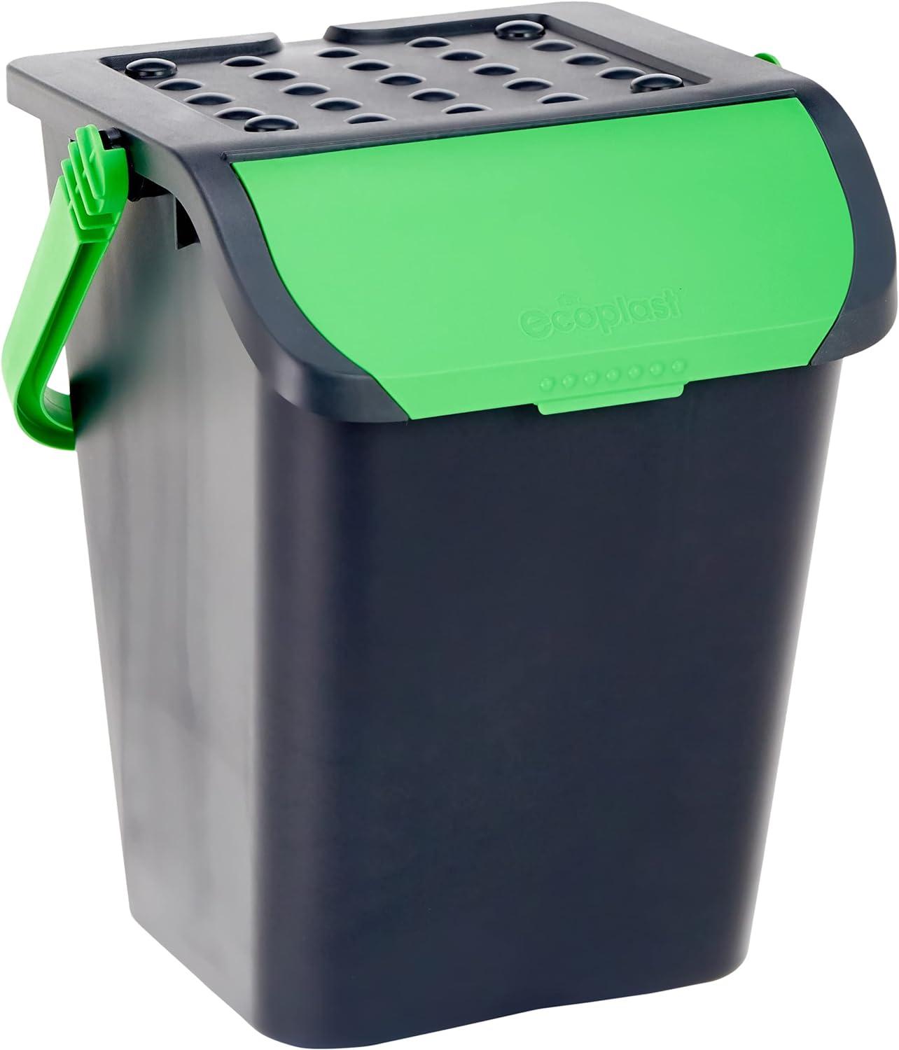 PATTUMIERA ECOLOGIC C/MANIGL.LT. 35 C/COP.VERDE MELA 361C