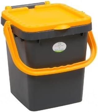 PATTUMIERA ECOPLUS C/MANIGL.LT.35 C/COP. GIALLO OCRA