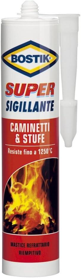 BOSTIK SIGIL. CAMI,STUFE,CALDAIE A 1250° GR. 530. GRIGIO SCU.