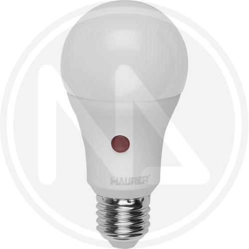 LAMPADA LED MAURER SENSORE CREPUSCOLARE E27 10,5W 1055L 3000K L.CALDA