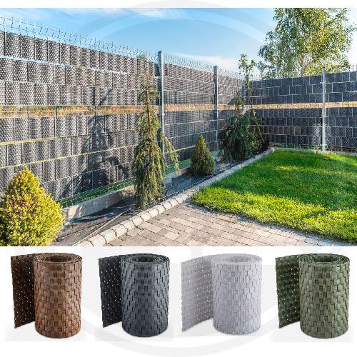 STRISCIA OMBREGGIANTE H19X255CM BIANCO IN POLYRATTAN