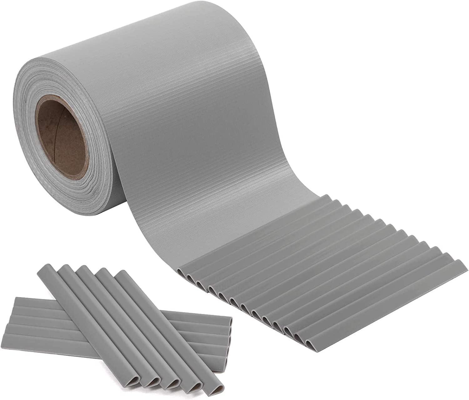 TELO FRANGIVISTA IN PVC H 19X35MT GRIGIO CHIARO