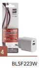 ALIMENTATORE 2USB QUICKCHARGE BCO BLIST VC EXGIXBLSF223W