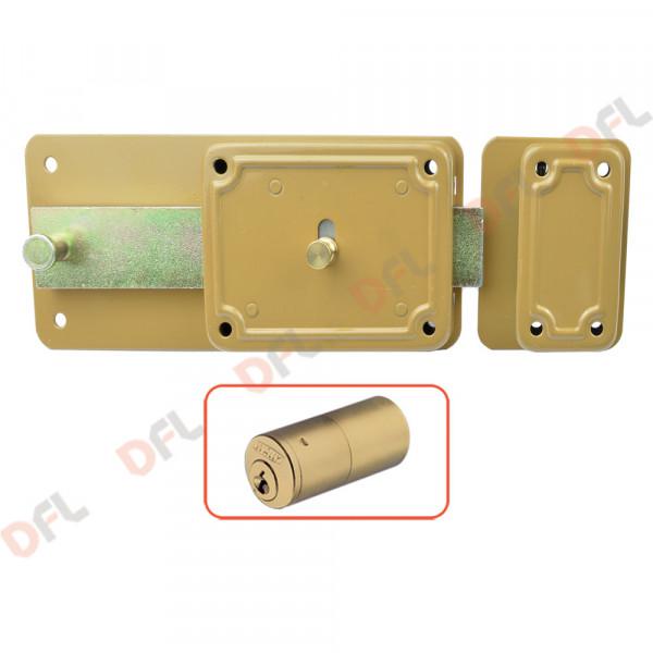 SERRATURA FERROGLIETTO 50MM CILINDRO FISSO SOLO CATEN.FACCHINETTI P60