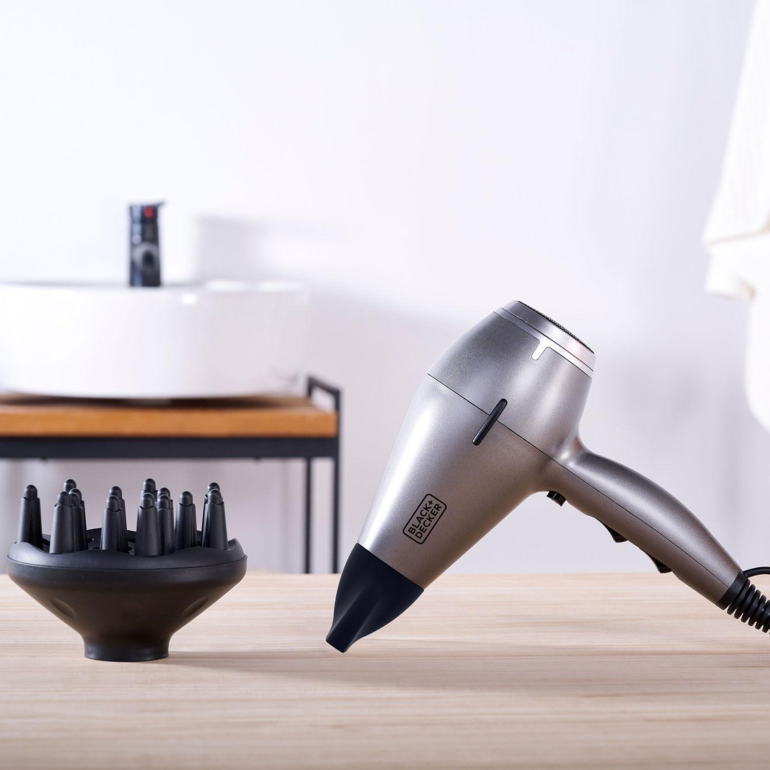 ASCIUGACAPELLI 2400W B+D BXHDA2400E PROFESSIONALE