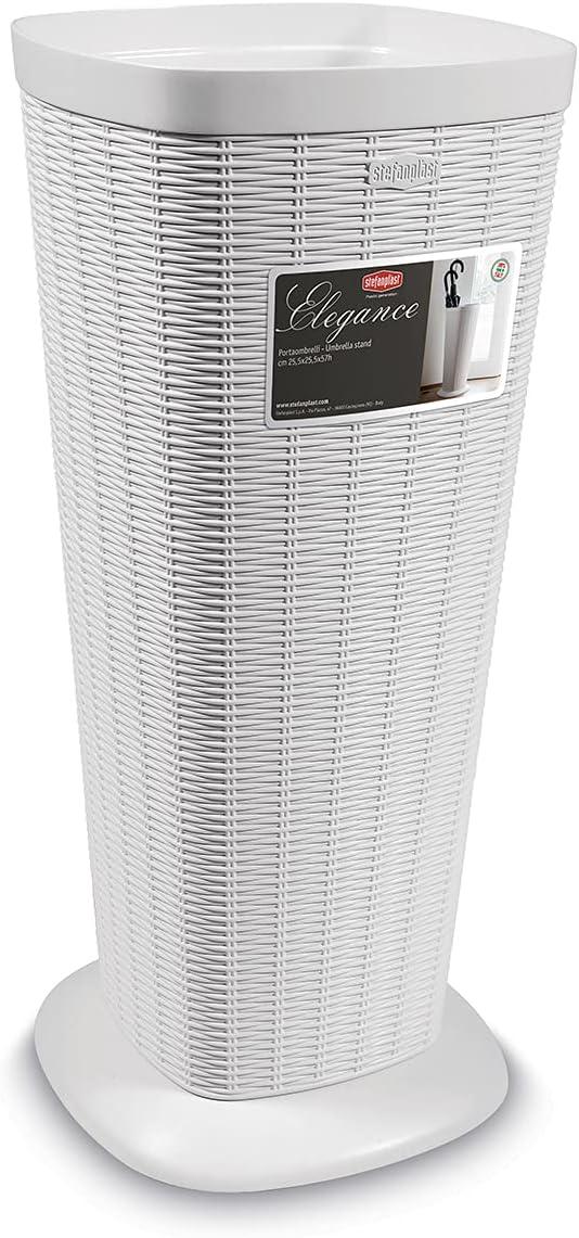 PORTAOMBRELLI 'ELEGANCE' cm 25,5 x 25,5 x h 57 - bianco