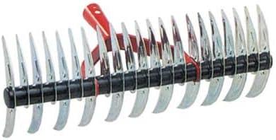 Rastrello aeratore doppio stars acciaio denti 11/21 cm 36 o.mm 26 Stars