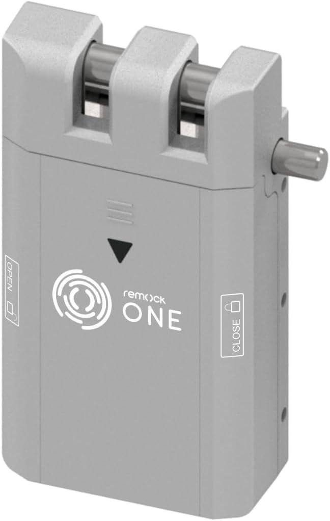 REMOCK RONES Serratura di Sicurezza Invisibile con 4 pomelli, 3 W, 3 V, Argento, Plata