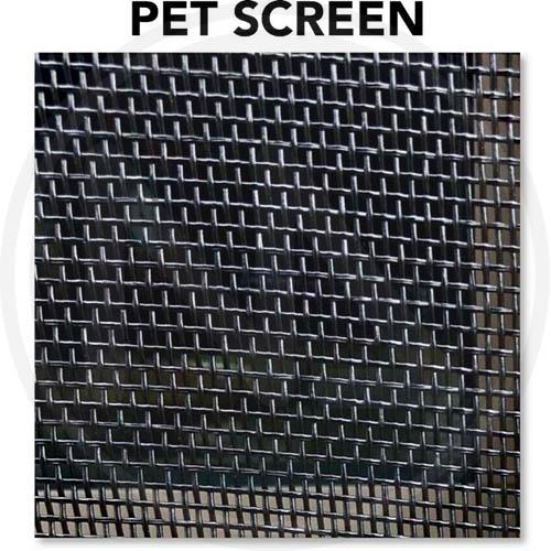 RETE ZANZARIERA PET SCREEN CALIFORNIA 18X16 1X30 MT NERO PVC EX10952