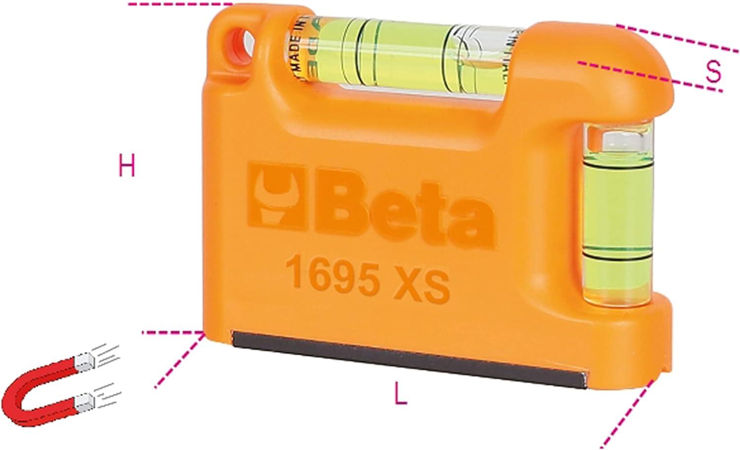Beta 1695XS livella tascabile magnetica, 70 mm 016950250