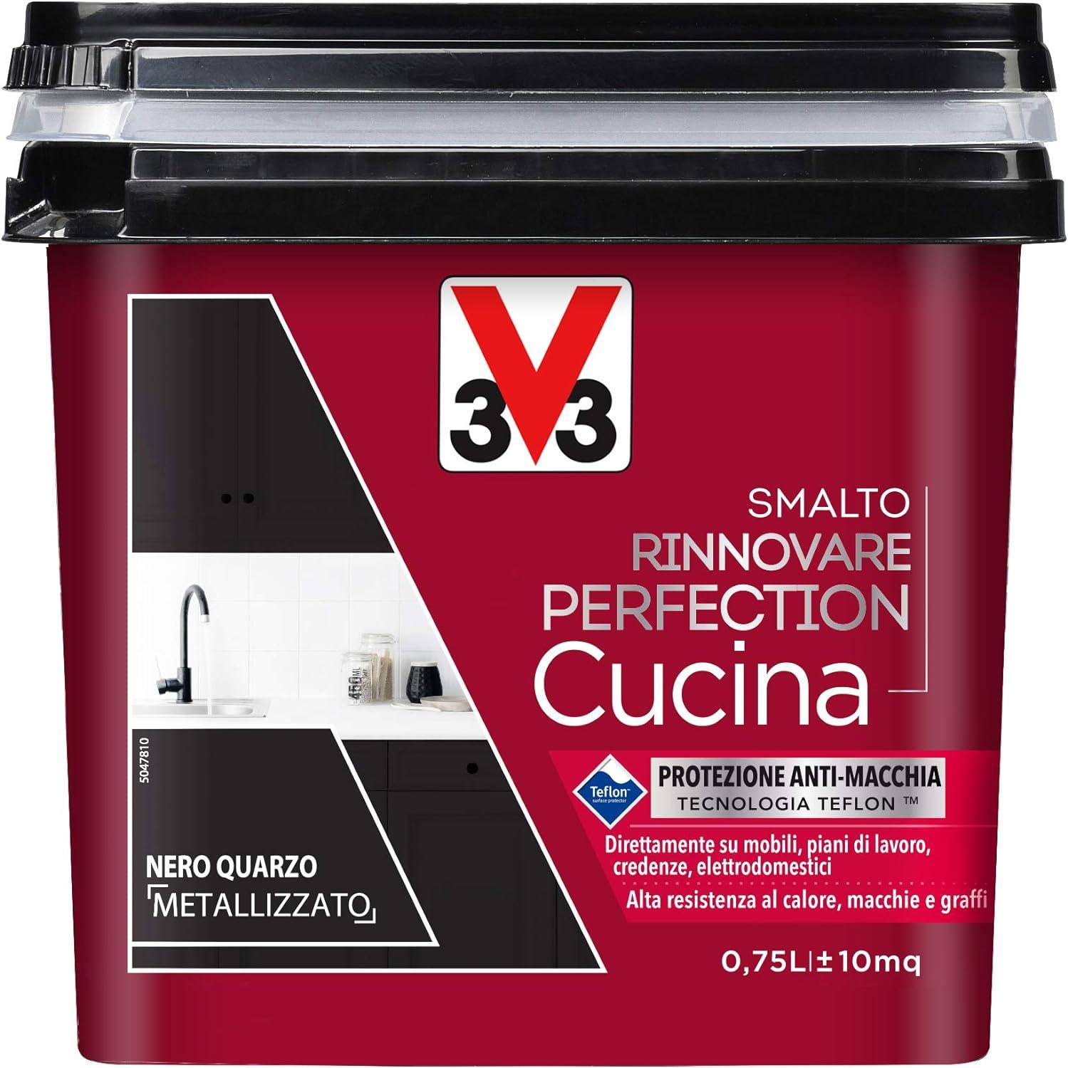 RINNO CUCINA -SA-NERO QUARZO METALLIZZATO 750L.