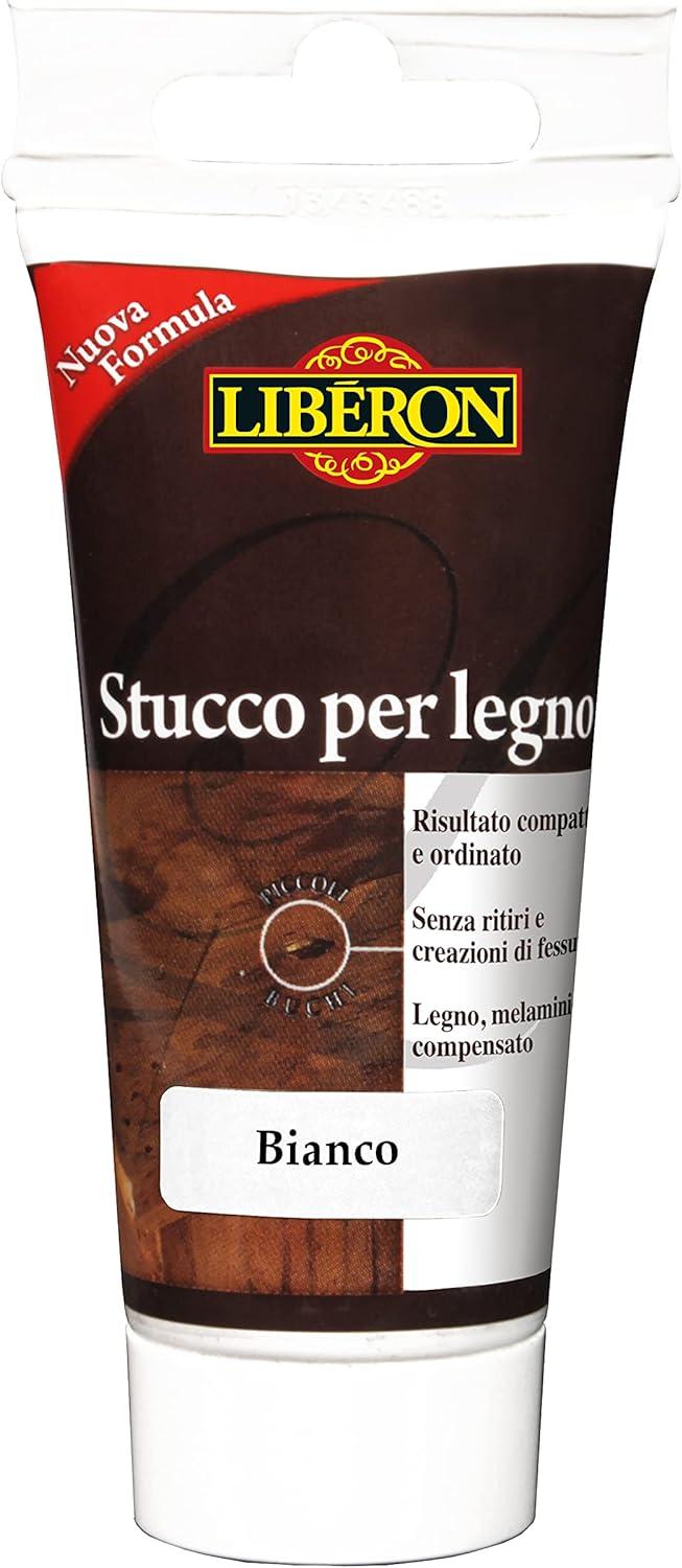 LIBERON Stucco per Legno all'Acqua 50 GR. BIANCO